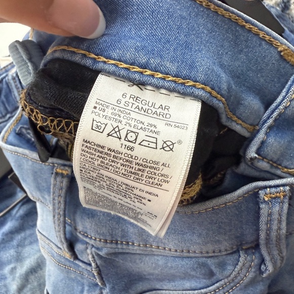 Justice Light Blue Denim Shorts - Picture 3 of 3